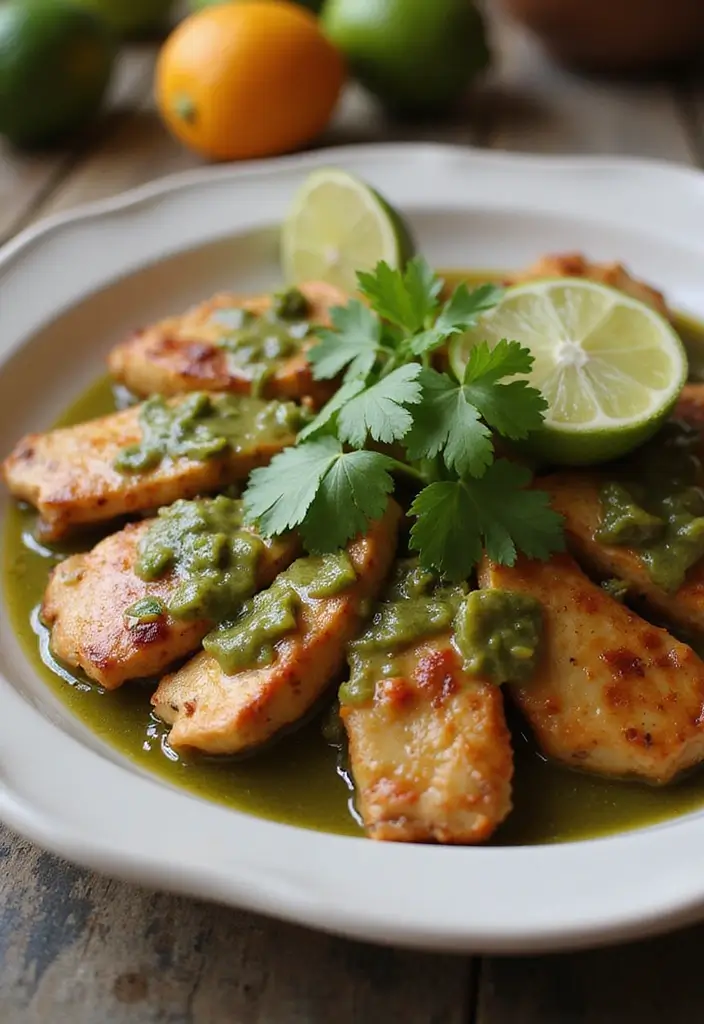 25 Air Fryer Mexican Recipes for Crispy Perfection - 10. Air Fryer Salsa Verde Chicken