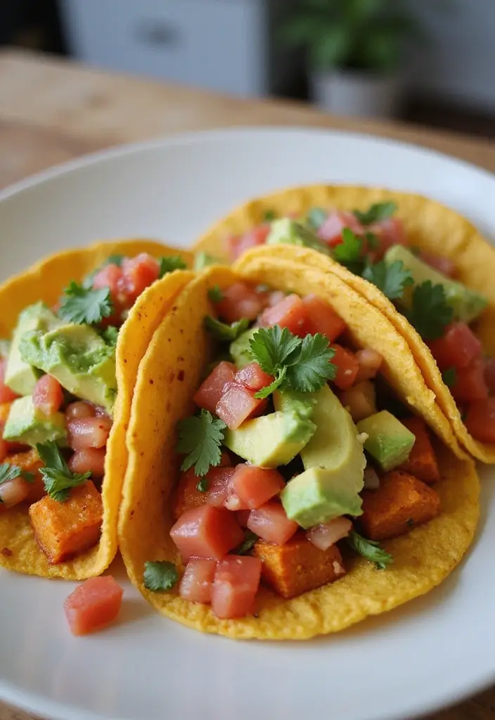 25 Air Fryer Mexican Recipes for Crispy Perfection - 13. Air Fryer Sweet Potato Tacos