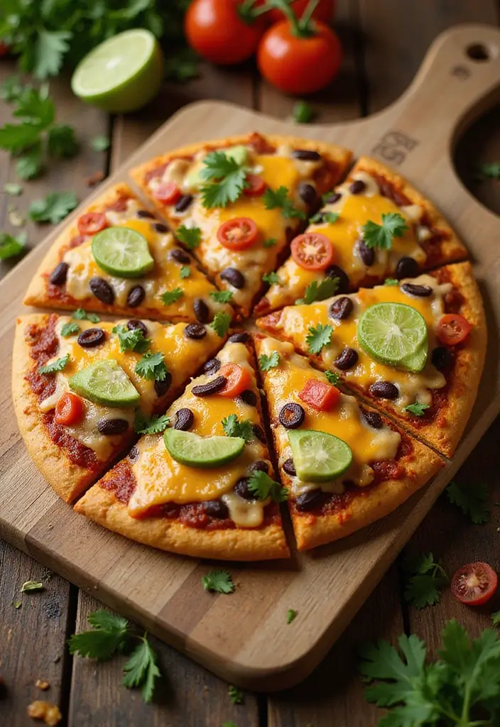 25 Air Fryer Mexican Recipes for Crispy Perfection - 14. Air Fryer Mexican Pizza