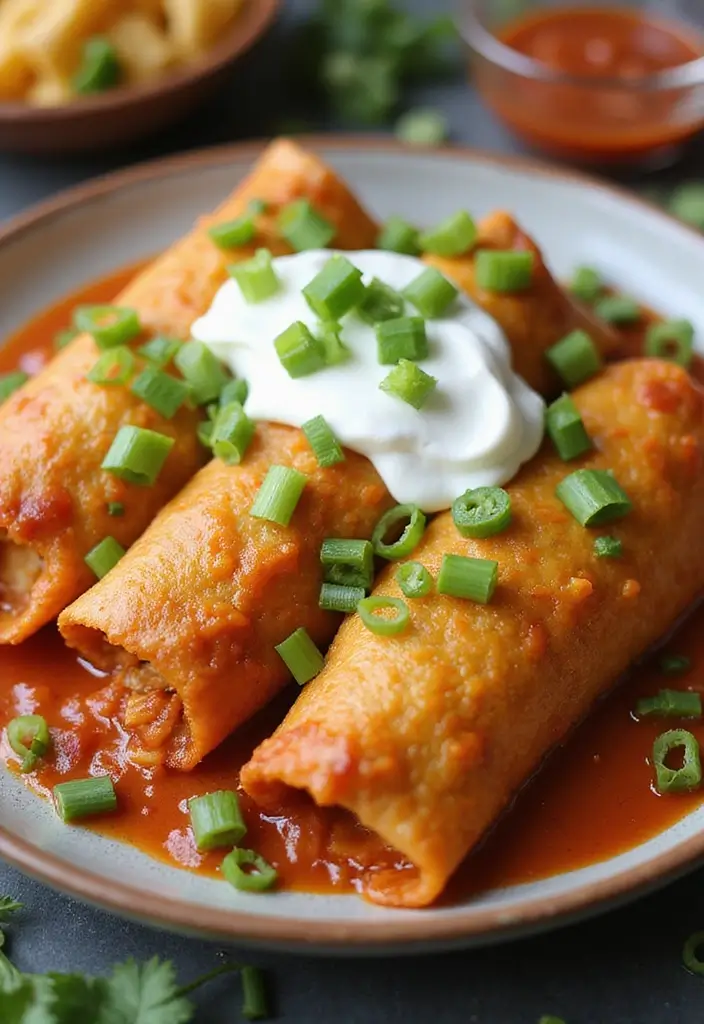 25 Air Fryer Mexican Recipes for Crispy Perfection - 2. Crispy Air Fryer Enchiladas