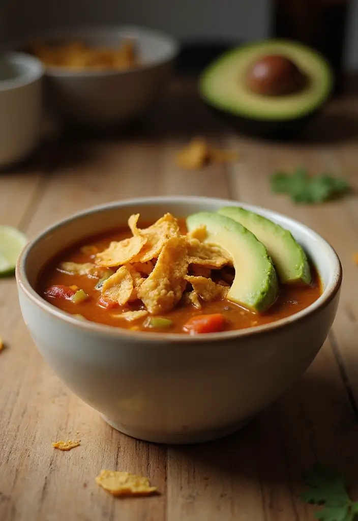 25 Air Fryer Mexican Recipes for Crispy Perfection - 24. Air Fryer Chicken Tortilla Soup