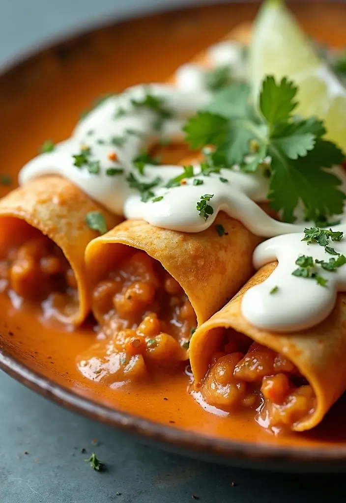 25 Dairy-Free Mexican Recipes That Taste Incredible 1 25 Dairy-Free Mexican Recipes That Taste Incredible - 1. Creamy Vegan Enchiladas