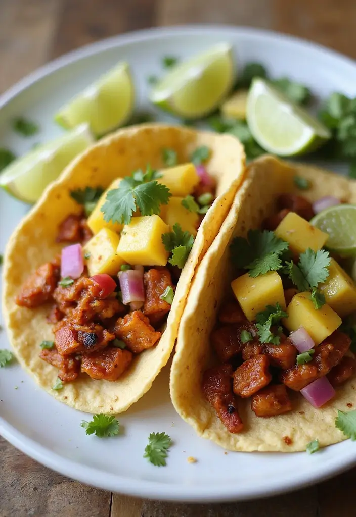 25 Dairy-Free Mexican Recipes That Taste Incredible 8 25 Dairy-Free Mexican Recipes That Taste Incredible - 2. Vegan Tacos al Pastor