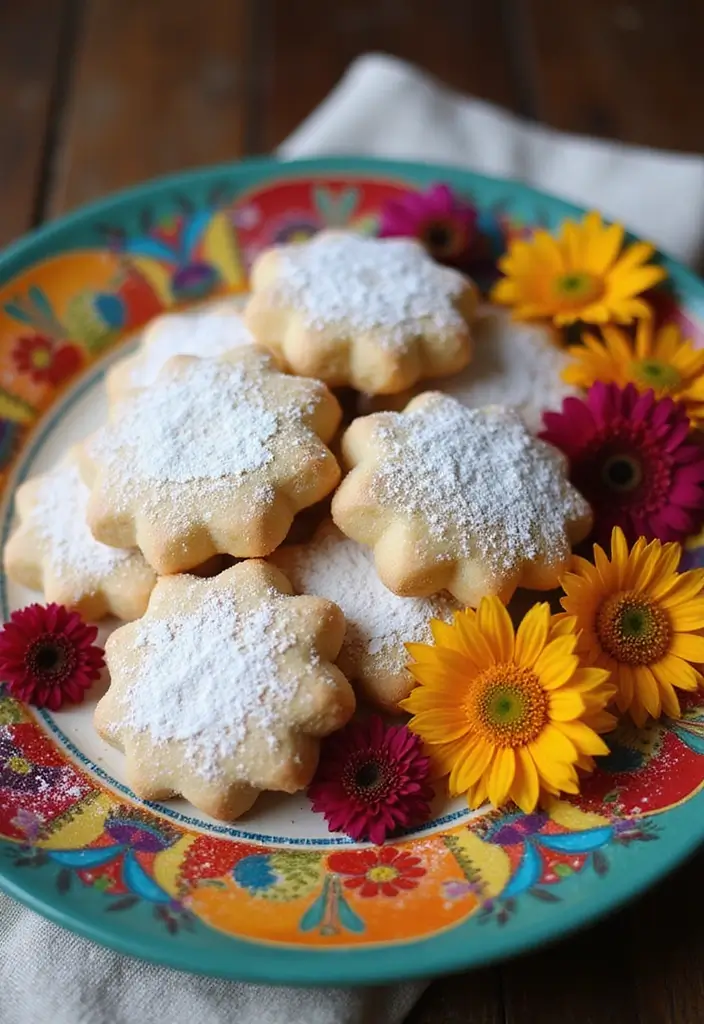25 Dairy-Free Mexican Recipes That Taste Incredible 125 25 Dairy-Free Mexican Recipes That Taste Incredible - 23. Mexican Wedding Cookies (Polvorones)