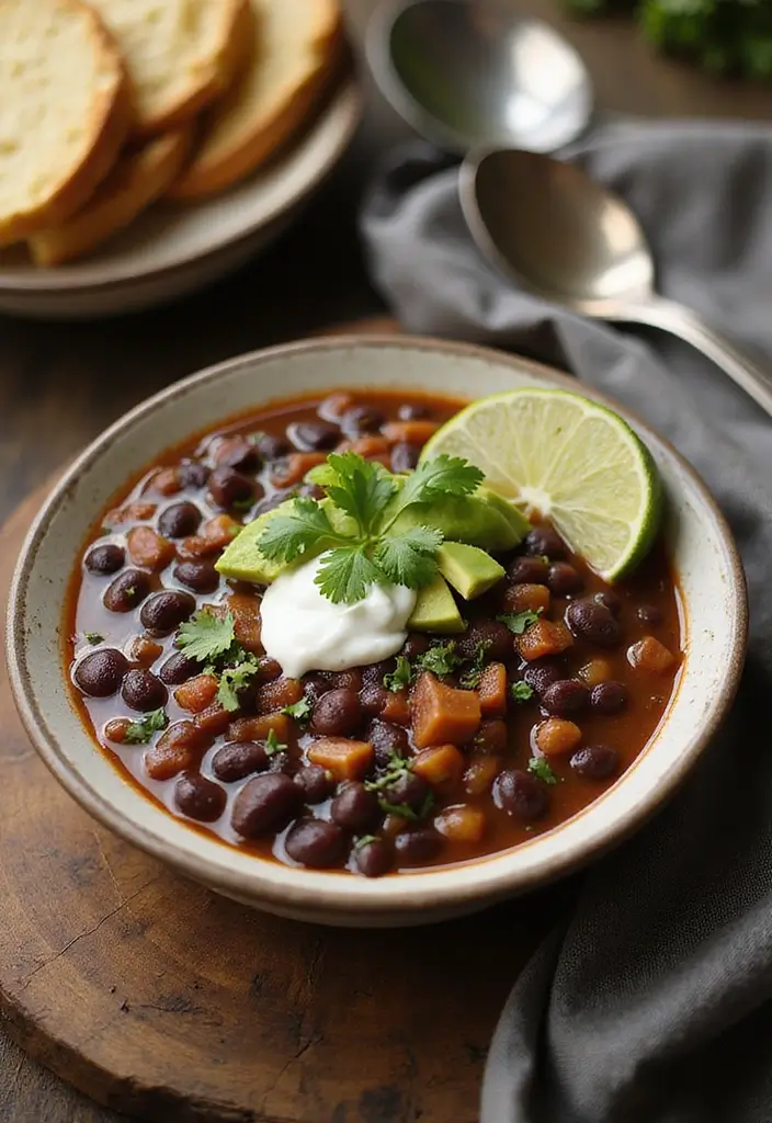 25 Dairy-Free Mexican Recipes That Taste Incredible 15 25 Dairy-Free Mexican Recipes That Taste Incredible - 3. Spicy Black Bean Soup