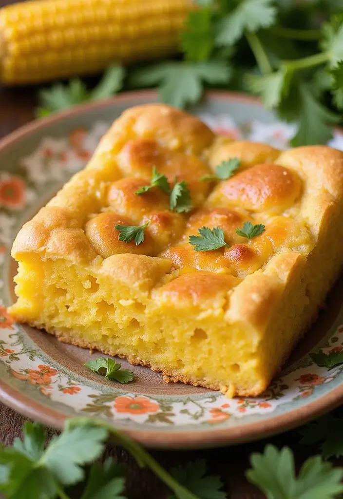 25 Easy Mexican Dessert Recipes You’ll Want to Make Again 76 25 Easy Mexican Dessert Recipes You’ll Want to Make Again - 14. Pan de Elote (Corn Cake)