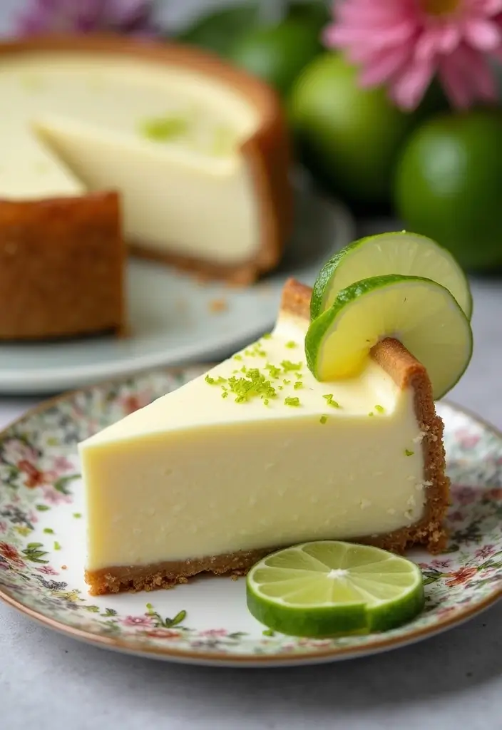 25 Easy Mexican Dessert Recipes You’ll Want to Make Again 83 25 Easy Mexican Dessert Recipes You’ll Want to Make Again - 15. Tequila Lime Cheesecake