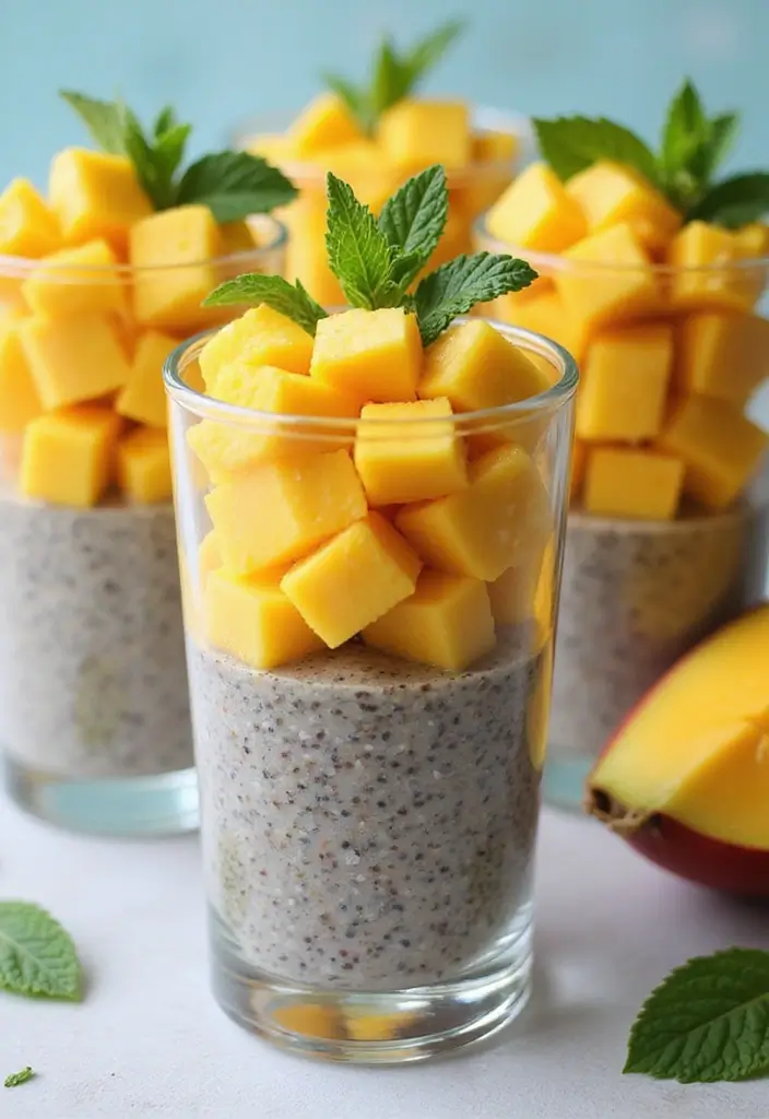 25 Easy Mexican Dessert Recipes You’ll Want to Make Again 125 25 Easy Mexican Dessert Recipes You’ll Want to Make Again - 21. Chia Pudding with Mango