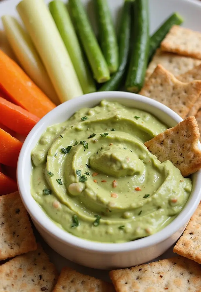 25 Easy Mexican Dip Recipes for Every Party 51 25 Easy Mexican Dip Recipes for Every Party - 11. Avocado and White Bean Dip