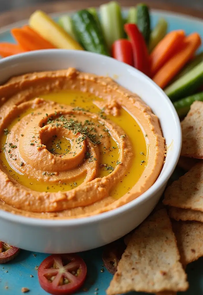 25 Easy Mexican Dip Recipes for Every Party 92 25 Easy Mexican Dip Recipes for Every Party - 18. Smoked Paprika Hummus