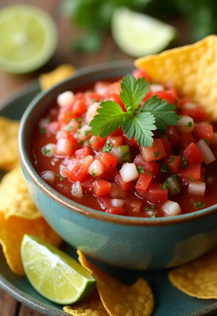 25 Easy Mexican Dip Recipes for Every Party 9 25 Easy Mexican Dip Recipes for Every Party - 3. Zesty Salsa Fresca