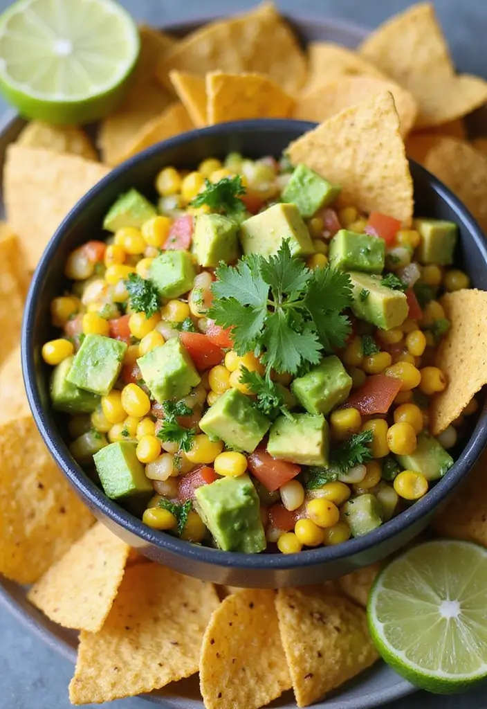 25 Easy Mexican Dip Recipes for Every Party 15 25 Easy Mexican Dip Recipes for Every Party - 5. Corn and Avocado Salsa