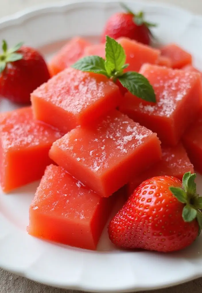 25 Gluten-Free Mexican Dessert Recipes That Taste Incredible 50 25 Gluten-Free Mexican Dessert Recipes That Taste Incredible - 10. Gelatina de Fresa (Strawberry Gelatin)