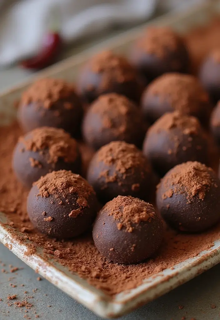 25 Gluten-Free Mexican Dessert Recipes That Taste Incredible 136 25 Gluten-Free Mexican Dessert Recipes That Taste Incredible - 24. Chilli Chocolate Truffles