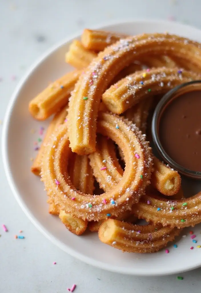25 Gluten-Free Mexican Dessert Recipes That Taste Incredible 11 25 Gluten-Free Mexican Dessert Recipes That Taste Incredible - 3. Churros with Chocolate Sauce