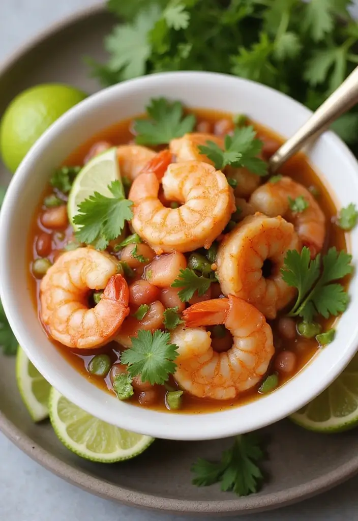 25 High-Protein Low-Carb Mexican Recipes for Clean Eating 48 25 High-Protein Low-Carb Mexican Recipes for Clean Eating - 10. Shrimp Ceviche
