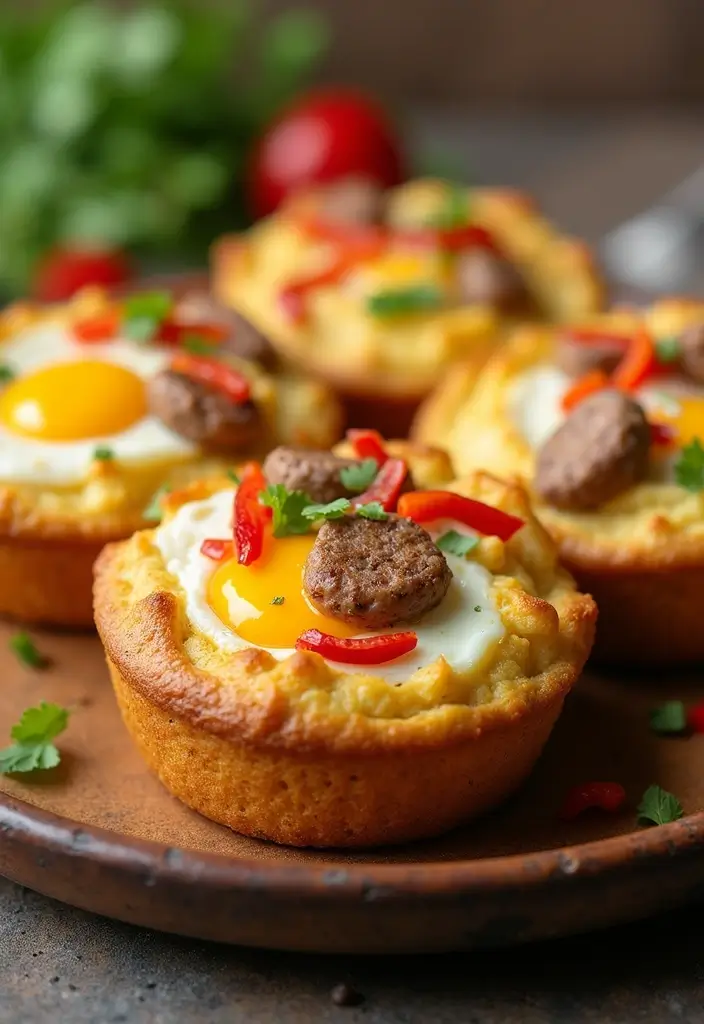 25 High-Protein Low-Carb Mexican Recipes for Clean Eating 65 25 High-Protein Low-Carb Mexican Recipes for Clean Eating - 13. Egg and Sausage Breakfast Muffins