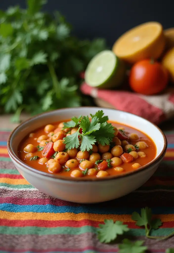 25 High-Protein Low-Carb Mexican Recipes for Clean Eating 96 25 High-Protein Low-Carb Mexican Recipes for Clean Eating - 18. Spicy Mexican Chickpea Stew