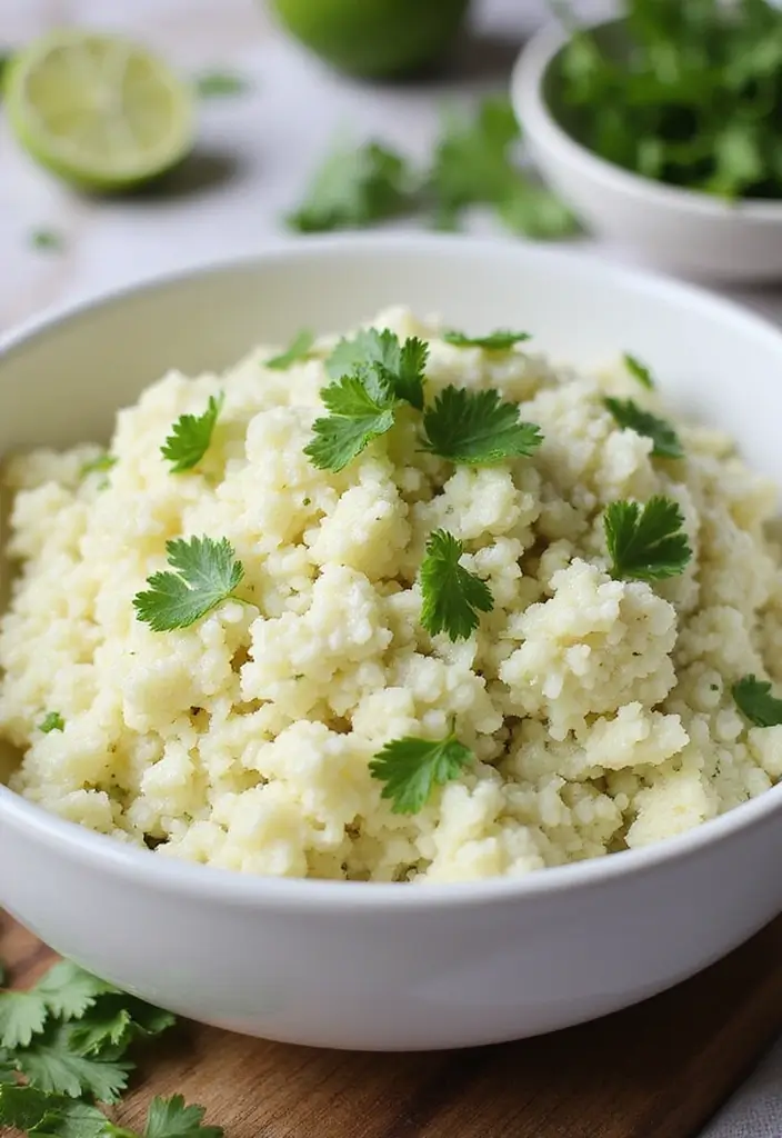 25 High-Protein Low-Carb Mexican Recipes for Clean Eating 108 25 High-Protein Low-Carb Mexican Recipes for Clean Eating - 20. Cilantro-Lime Cauliflower Rice