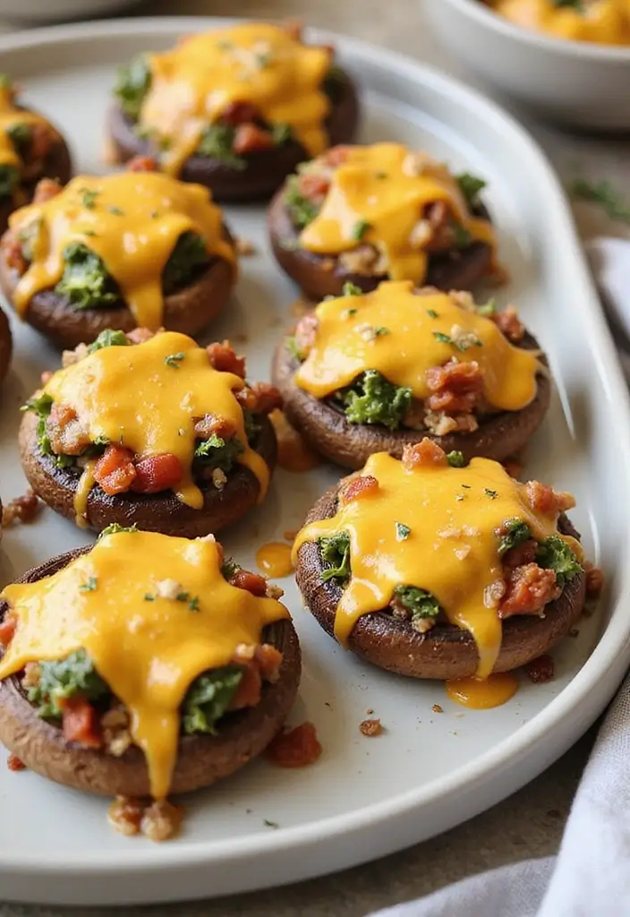 25 High-Protein Low-Carb Mexican Recipes for Clean Eating 118 25 High-Protein Low-Carb Mexican Recipes for Clean Eating - 22. Mexican Stuffed Portobello Mushrooms