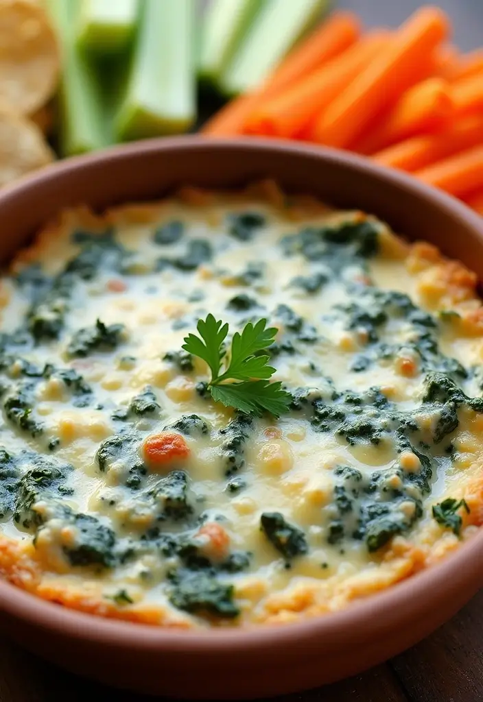 25 High-Protein Low-Carb Mexican Recipes for Clean Eating 126 25 High-Protein Low-Carb Mexican Recipes for Clean Eating - 24. Creamy Spinach and Cheese Dip