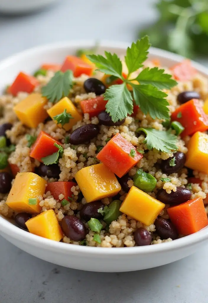 25 High-Protein Low-Carb Mexican Recipes for Clean Eating 23 25 High-Protein Low-Carb Mexican Recipes for Clean Eating - 5. Mexican Quinoa Salad