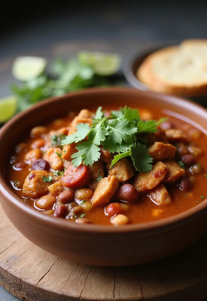 25 High-Protein Mexican Recipes for Muscle and Energy 113 25 High-Protein Mexican Recipes for Muscle and Energy - 23. Mexican Chicken and Bean Chili