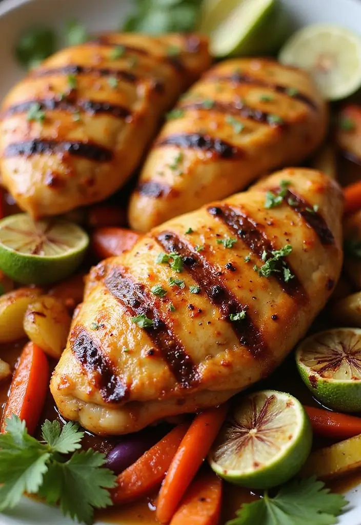 25 High-Protein Mexican Recipes for Muscle and Energy 118 25 High-Protein Mexican Recipes for Muscle and Energy - 24. Chipotle-Lime Grilled Chicken