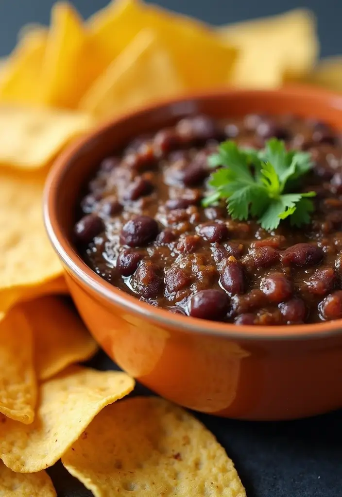 25 Hot Mexican Dip Recipes Perfect for Game Day - 1. Spicy Black Bean Dip