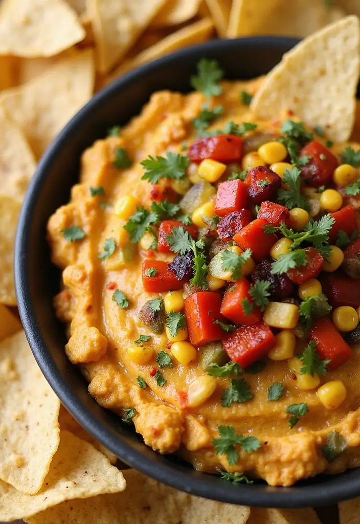 25 Hot Mexican Dip Recipes Perfect for Game Day - 10. Charred Pepper and Corn Dip