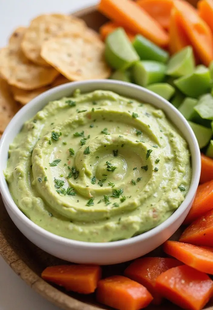 25 Hot Mexican Dip Recipes Perfect for Game Day - 12. Avocado and White Bean Dip