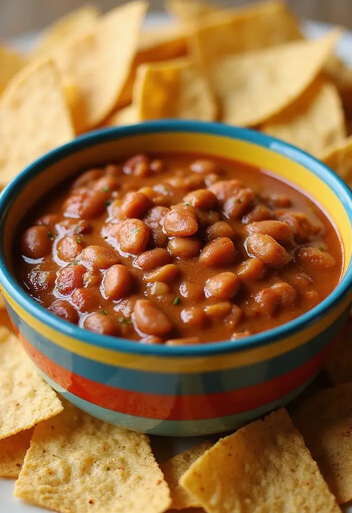 25 Hot Mexican Dip Recipes Perfect for Game Day - 13. Spicy Chipotle Bean Dip