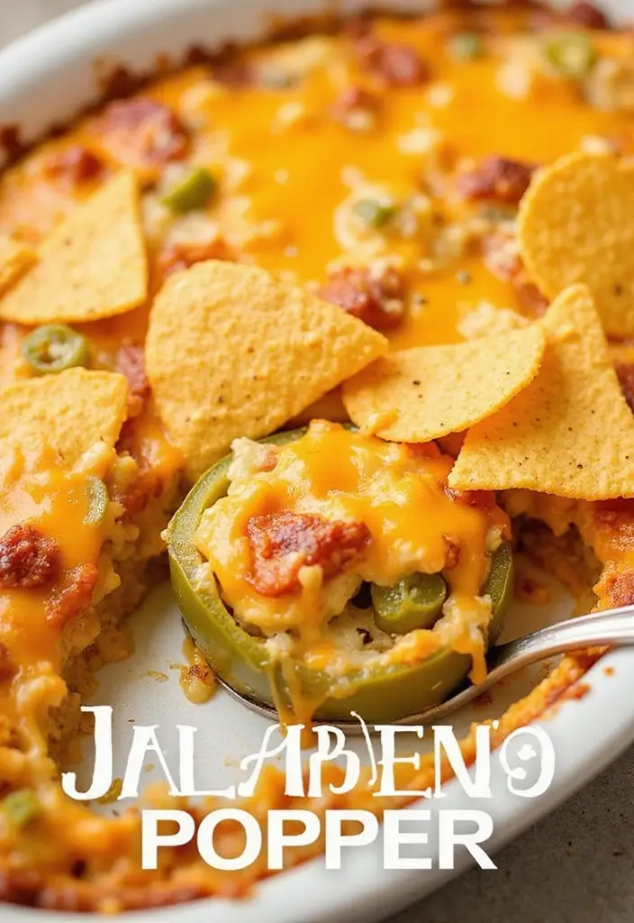 25 Hot Mexican Dip Recipes Perfect for Game Day - 6. Spicy Jalapeño Popper Dip