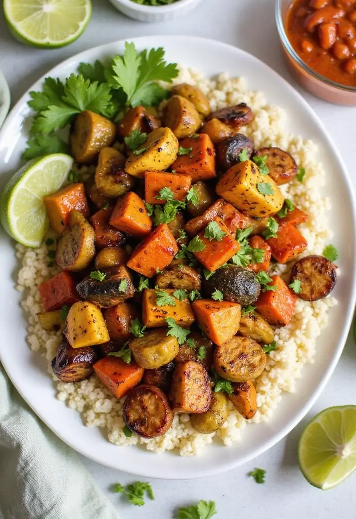 25 Mexican Cauliflower Rice Recipes for Low-Carb Meals 55 25 Mexican Cauliflower Rice Recipes for Low-Carb Meals - 11. Cauliflower Rice and Veggie Fajitas