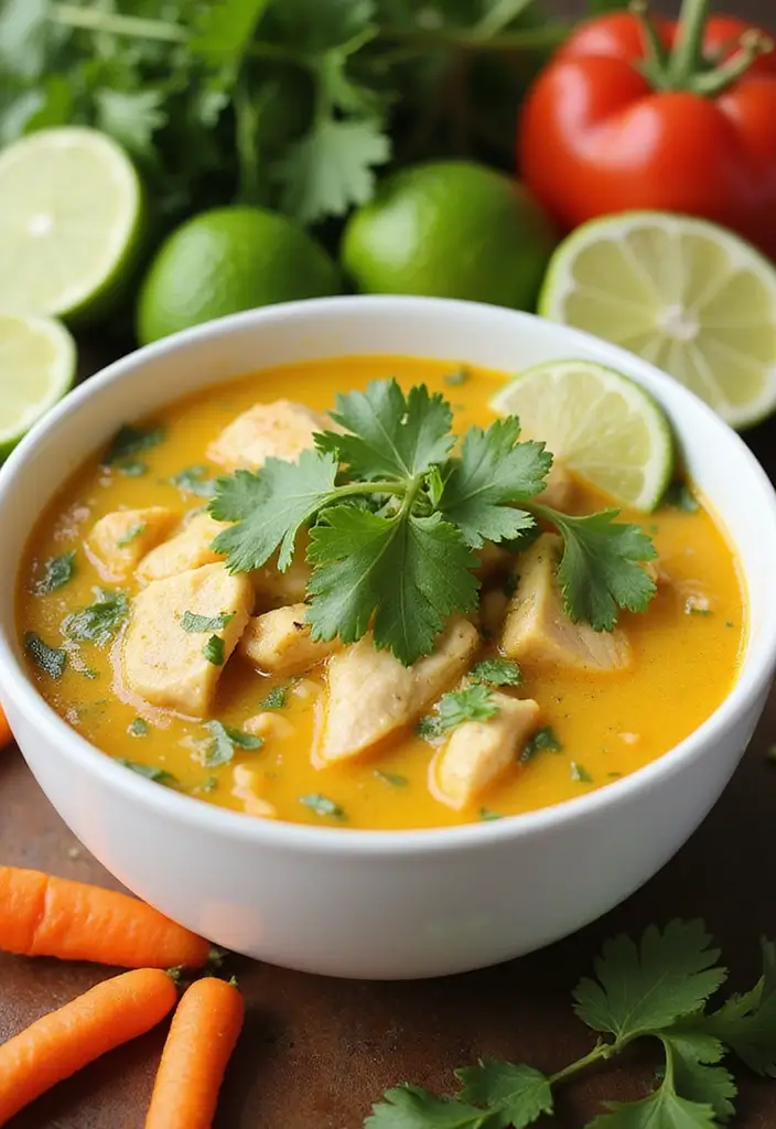 25 Mexican Chicken Soup Recipes to Warm You Up 52 25 Mexican Chicken Soup Recipes to Warm You Up - 10. Cilantro Lime Chicken Soup