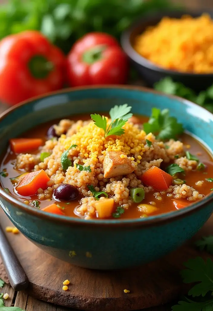 25 Mexican Chicken Soup Recipes to Warm You Up 59 25 Mexican Chicken Soup Recipes to Warm You Up - 11. Mexican Quinoa Chicken Soup