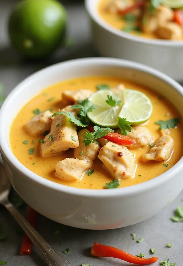 25 Mexican Chicken Soup Recipes to Warm You Up 84 25 Mexican Chicken Soup Recipes to Warm You Up - 16. Coconut Lime Chicken Soup
