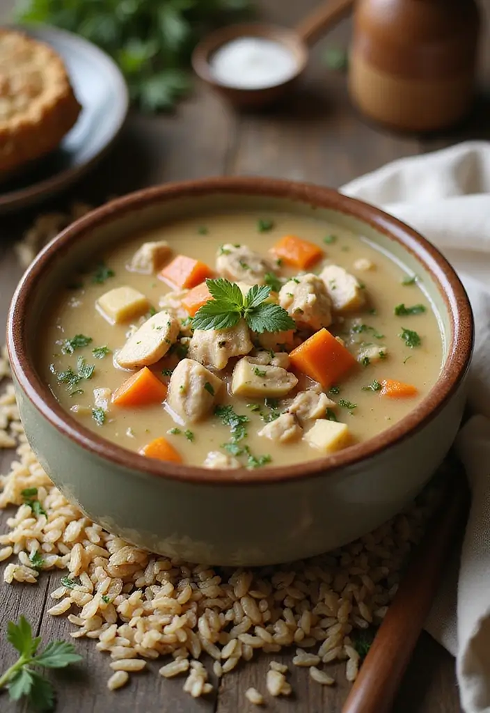 25 Mexican Chicken Soup Recipes to Warm You Up 122 25 Mexican Chicken Soup Recipes to Warm You Up - 22. Wild Rice Chicken Soup