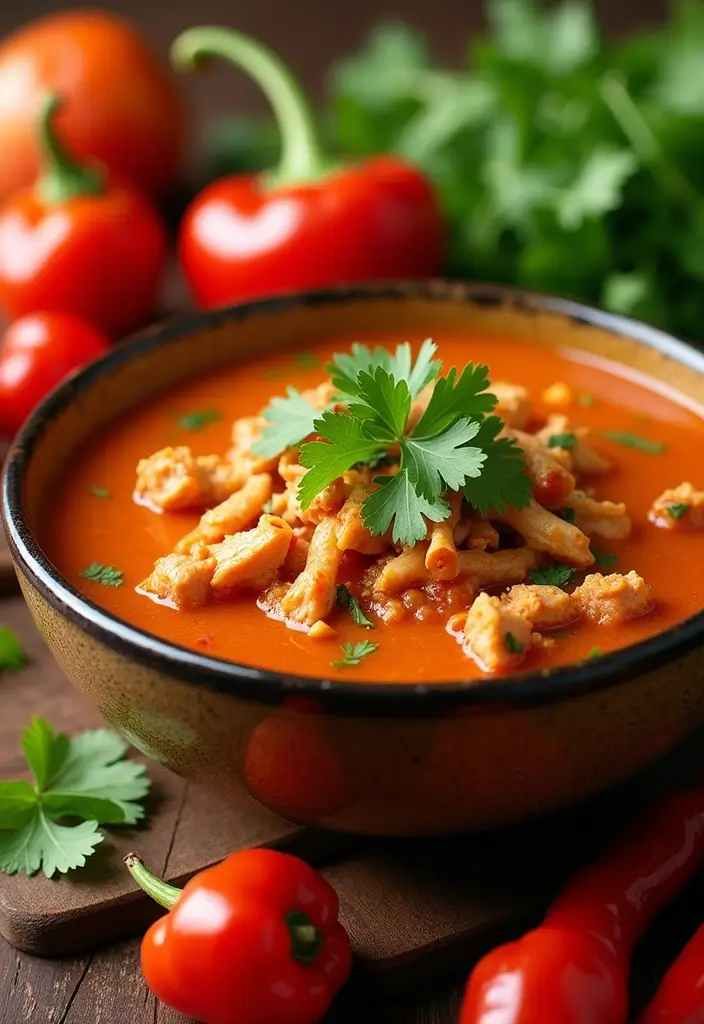 25 Mexican Chicken Soup Recipes to Warm You Up 13 25 Mexican Chicken Soup Recipes to Warm You Up - 3. Spicy Chipotle Chicken Soup