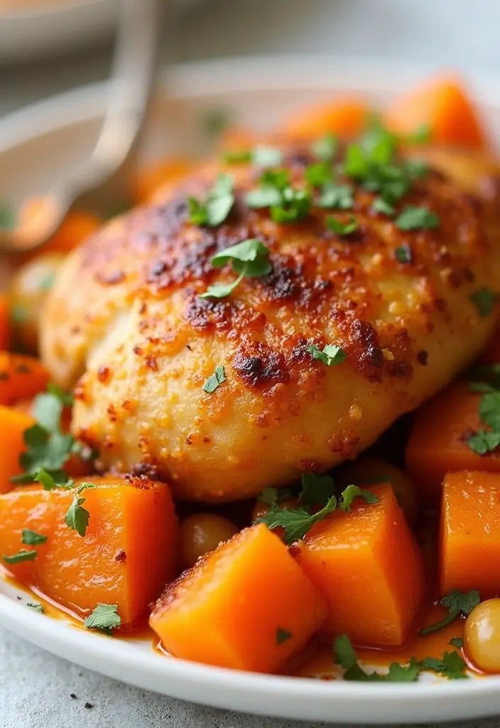 25 Mexican Chicken and Potato Recipes Full of Flavor - 11. Sweet and Spicy Chicken Potato Bake