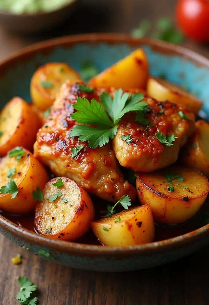 25 Mexican Chicken and Potato Recipes Full of Flavor - 6. Smoky Chipotle Chicken and Potatoes