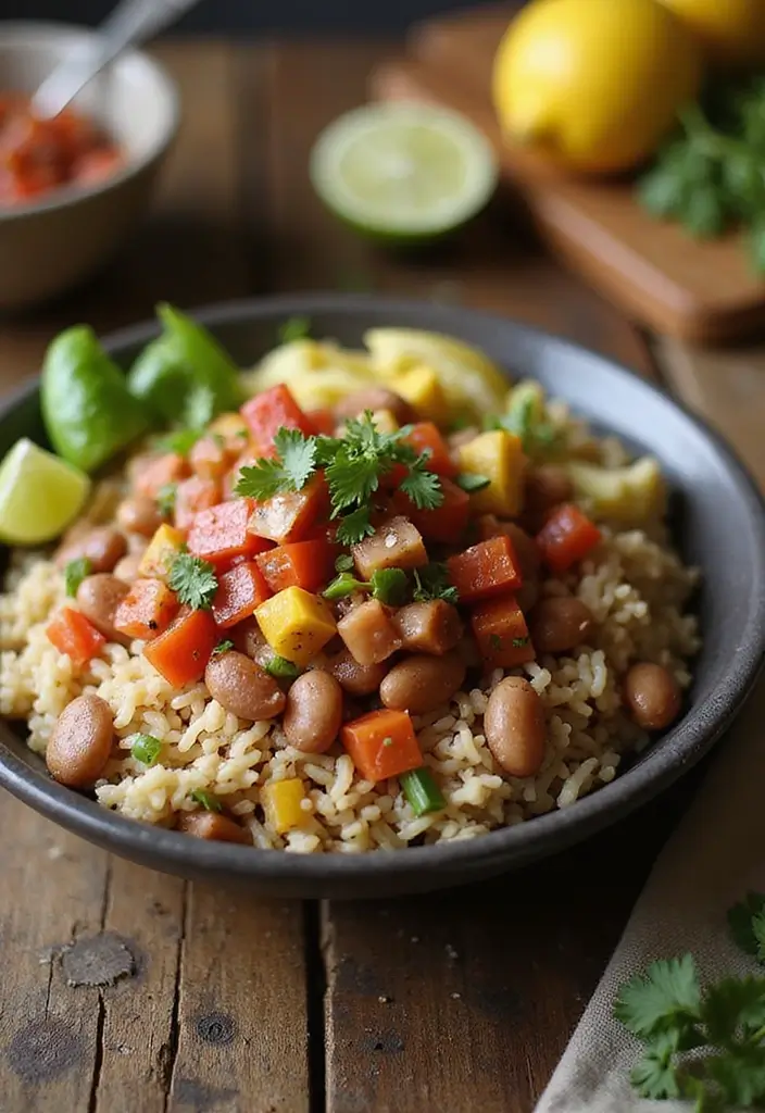 25 Mexican Pinto Bean Recipes for Everyday Cooking - 11. Pinto Bean Rice Bowl