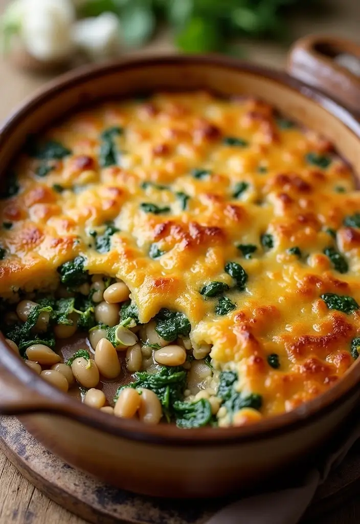 25 Mexican Pinto Bean Recipes for Everyday Cooking - 20. Pinto Bean and Spinach Casserole
