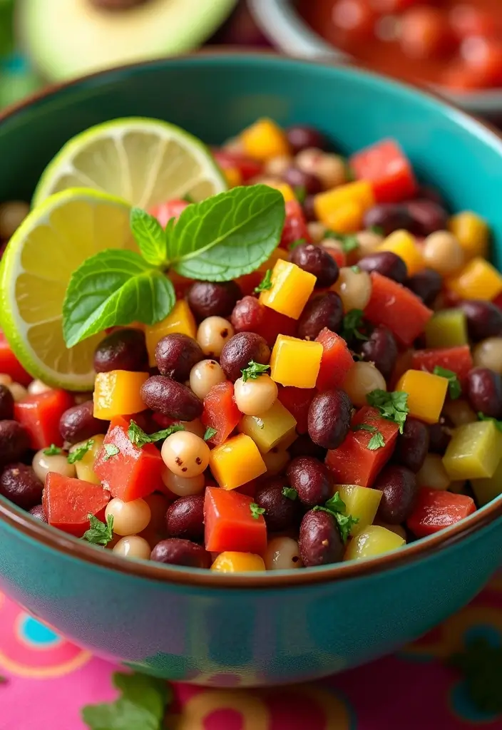 25 Mexican Pinto Bean Recipes for Everyday Cooking - 3. Mexican Pinto Bean Salad