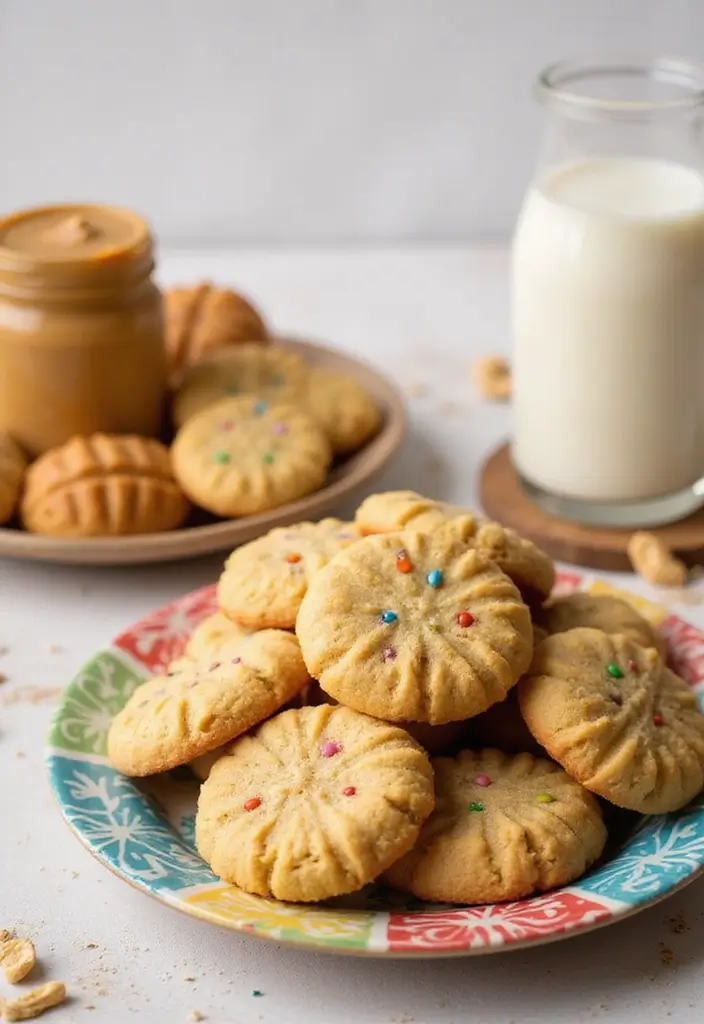 25 Traditional Mexican Wedding Cookie Recipes You’ll Love - 17. Peanut Butter Mexican Wedding Cookies