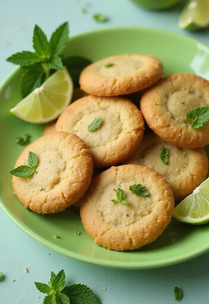 25 Traditional Mexican Wedding Cookie Recipes You’ll Love - 19. Mojito Mexican Wedding Cookies