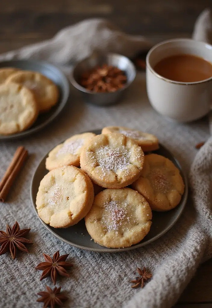 25 Traditional Mexican Wedding Cookie Recipes You’ll Love - 25. Chai Spiced Mexican Wedding Cookies
