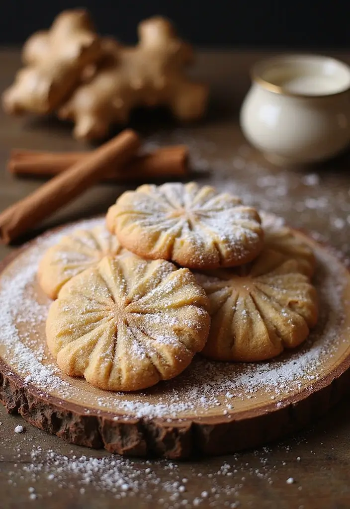 25 Traditional Mexican Wedding Cookie Recipes You’ll Love - 4. Spiced Ginger Mexican Wedding Cookies