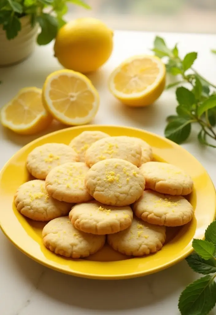25 Traditional Mexican Wedding Cookie Recipes You’ll Love - 5. Lemon Zest Mexican Wedding Cookies