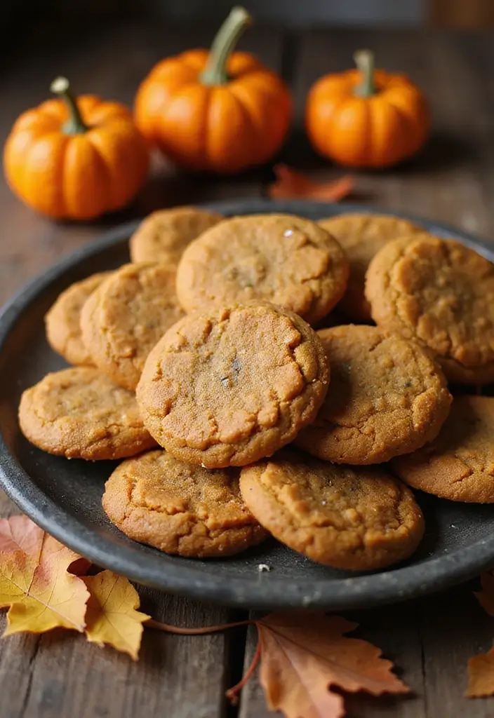 25 Traditional Mexican Wedding Cookie Recipes You’ll Love - 6. Pumpkin Spice Mexican Wedding Cookies